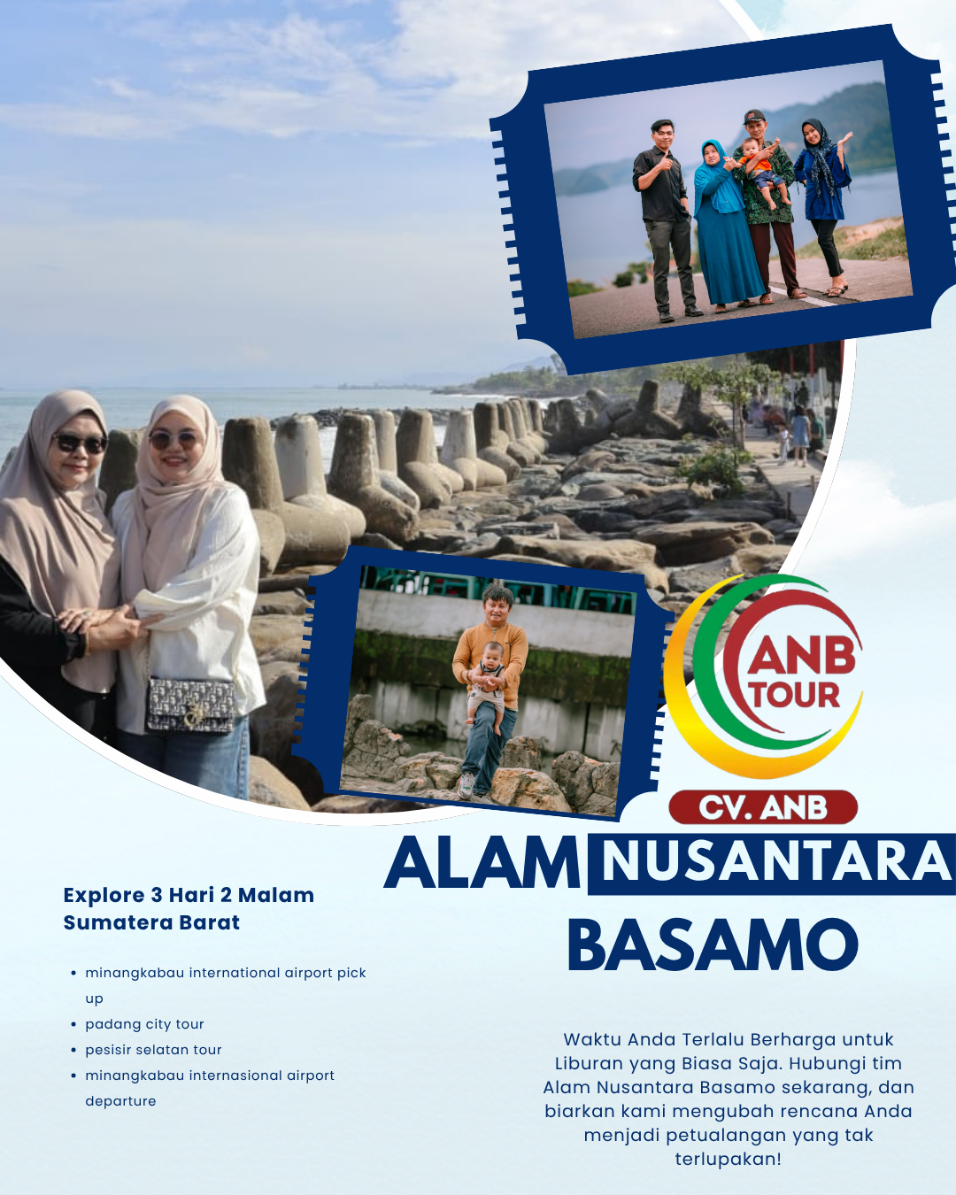 Paket Tour wisata sumbar 3d2n