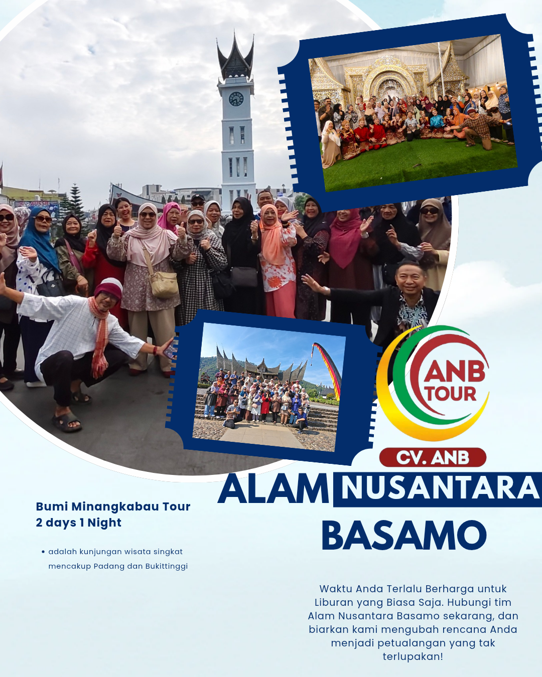 paket wisata 2D1N Padang